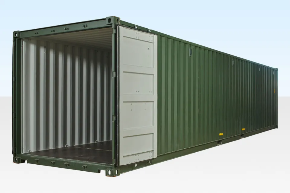 40ft-Container-Green-Doors-Open-960x640